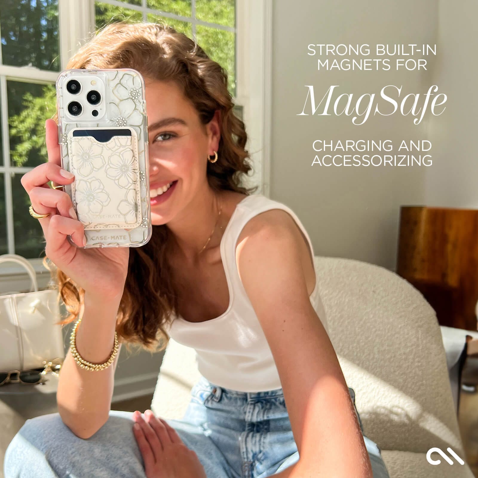 Floral Gems (Works with MagSafe)