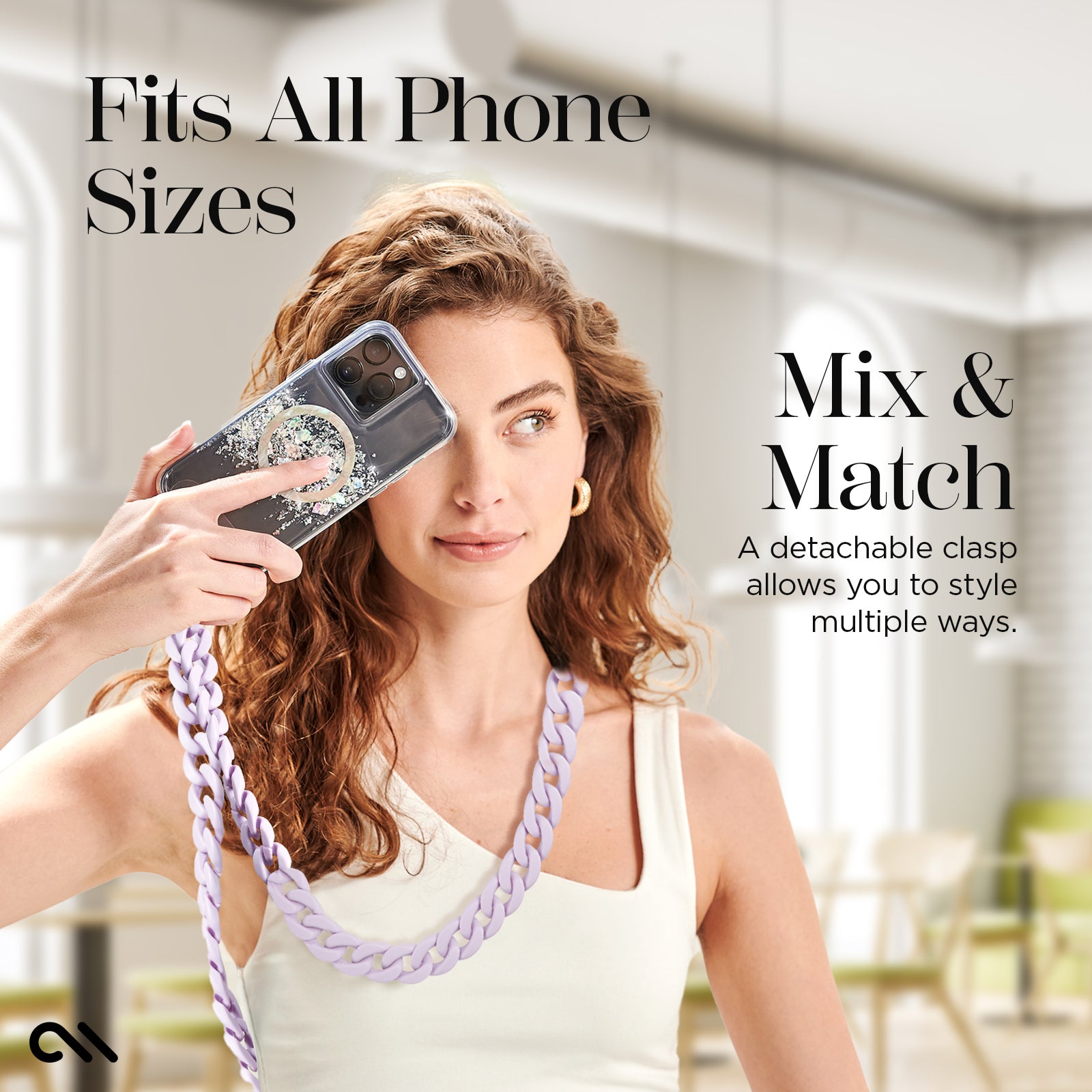 Crossbody Chains 3 Pack (Lavender, Black, Tortoiseshell)