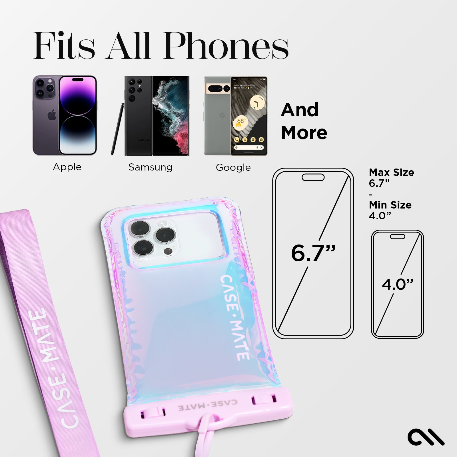 2 Pack Waterproof Floating Pouch (Soap Bubble)