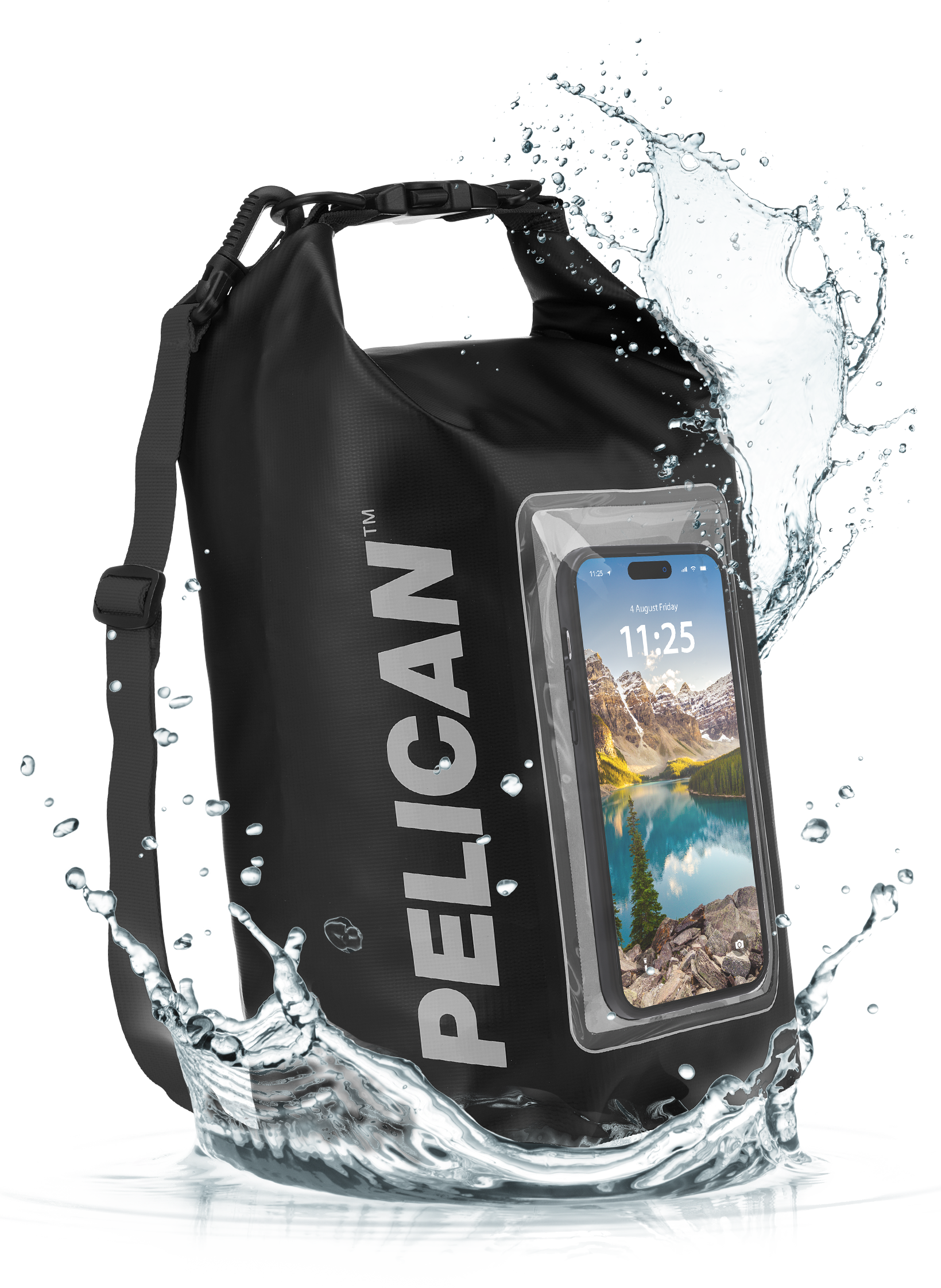 Pelican Marine 5L Dry Bag (Stealth Black)