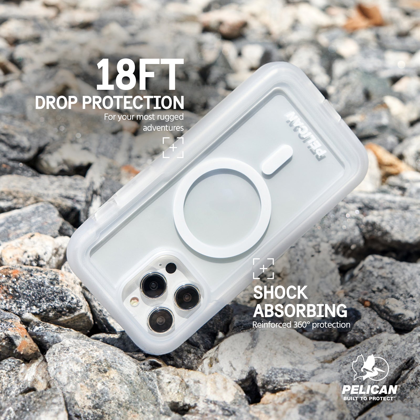 Pelican Voyager Clear (Works with MagSafe)