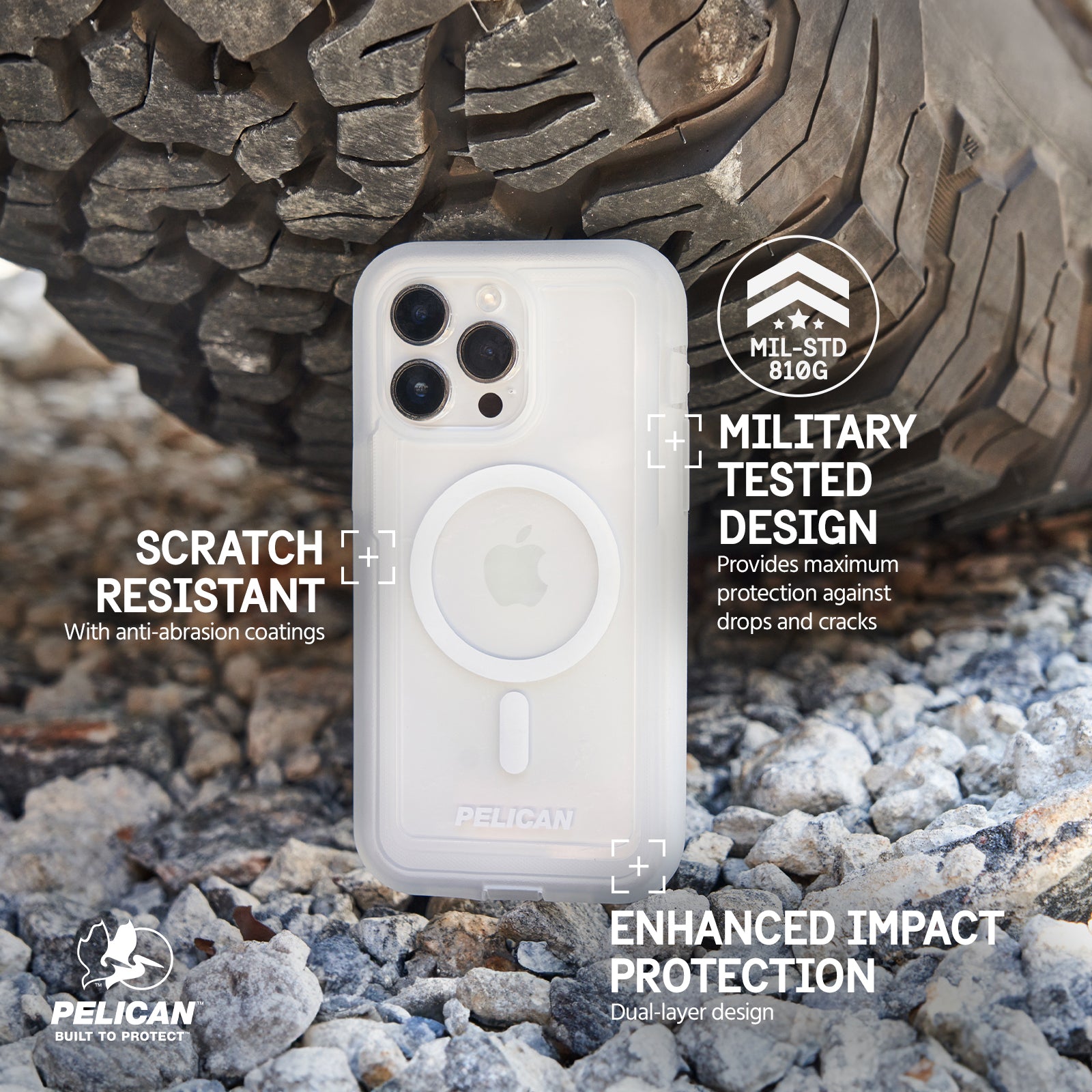 Pelican Voyager Clear (Works with MagSafe)