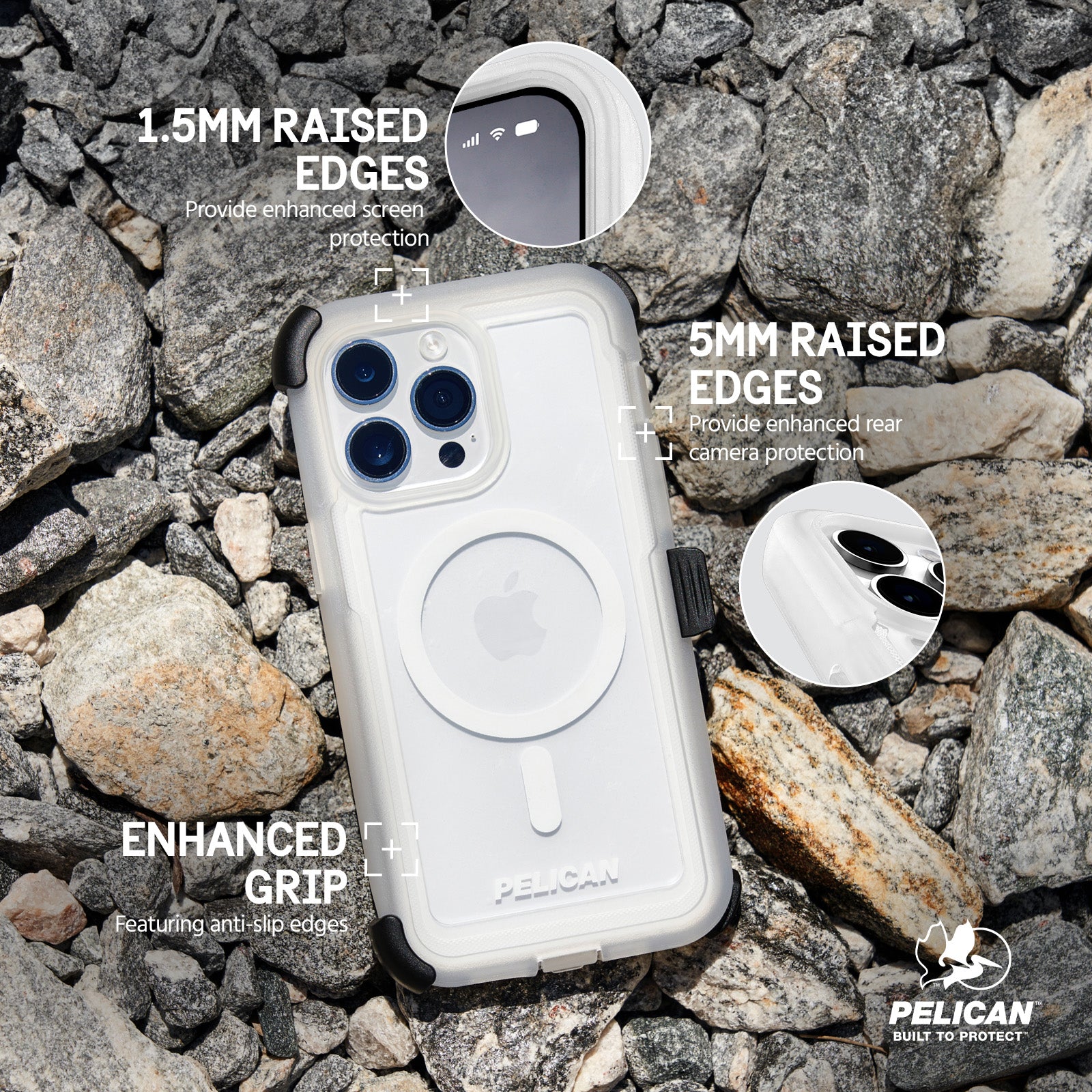 Pelican Voyager Clear (Works with MagSafe)