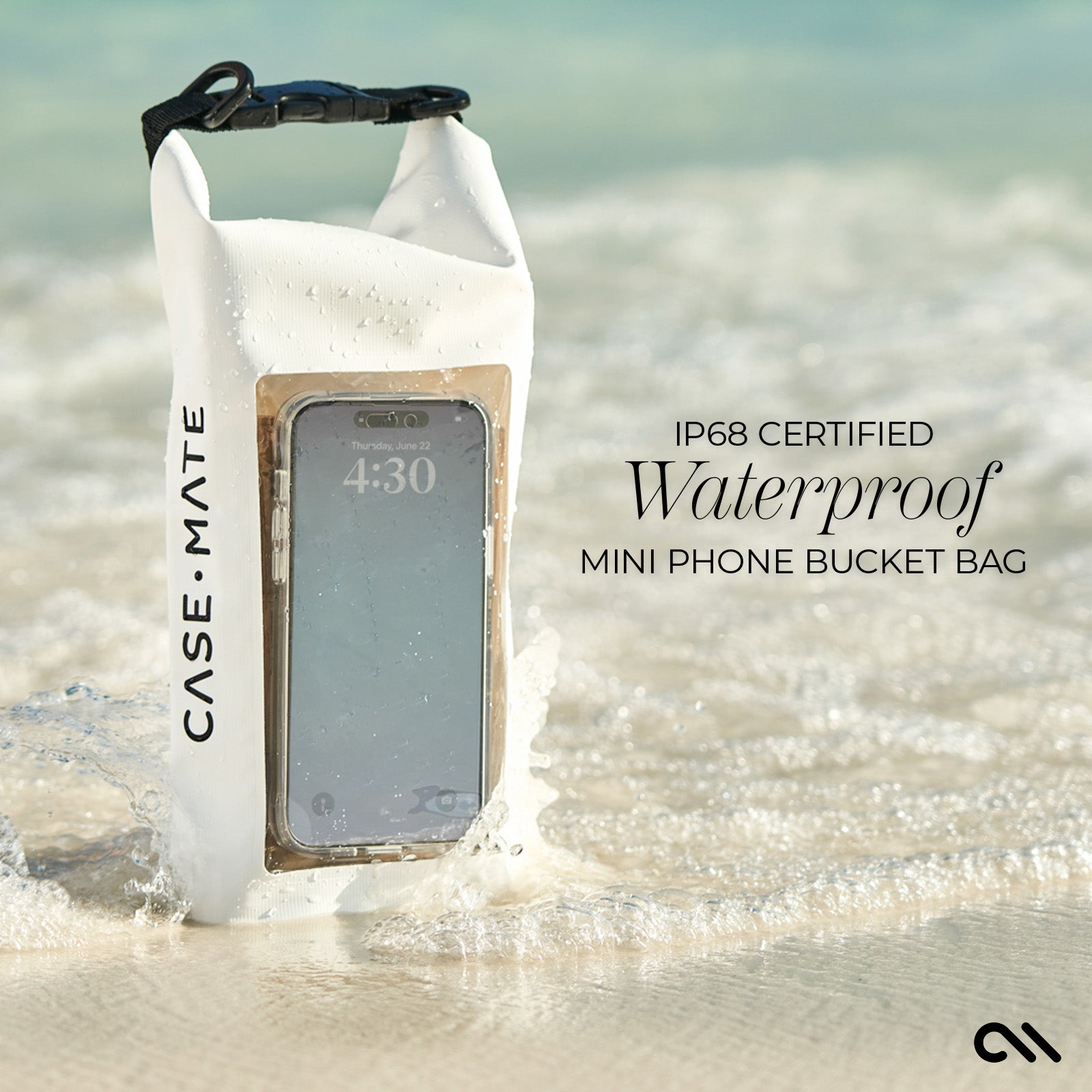 Waterproof Bucket Bag (Sand Dollar)