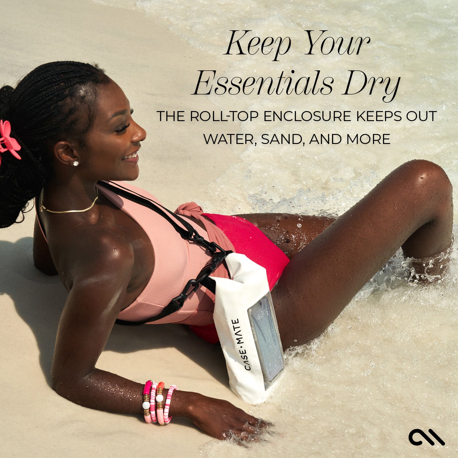 Waterproof Bucket Bag (Sand Dollar)