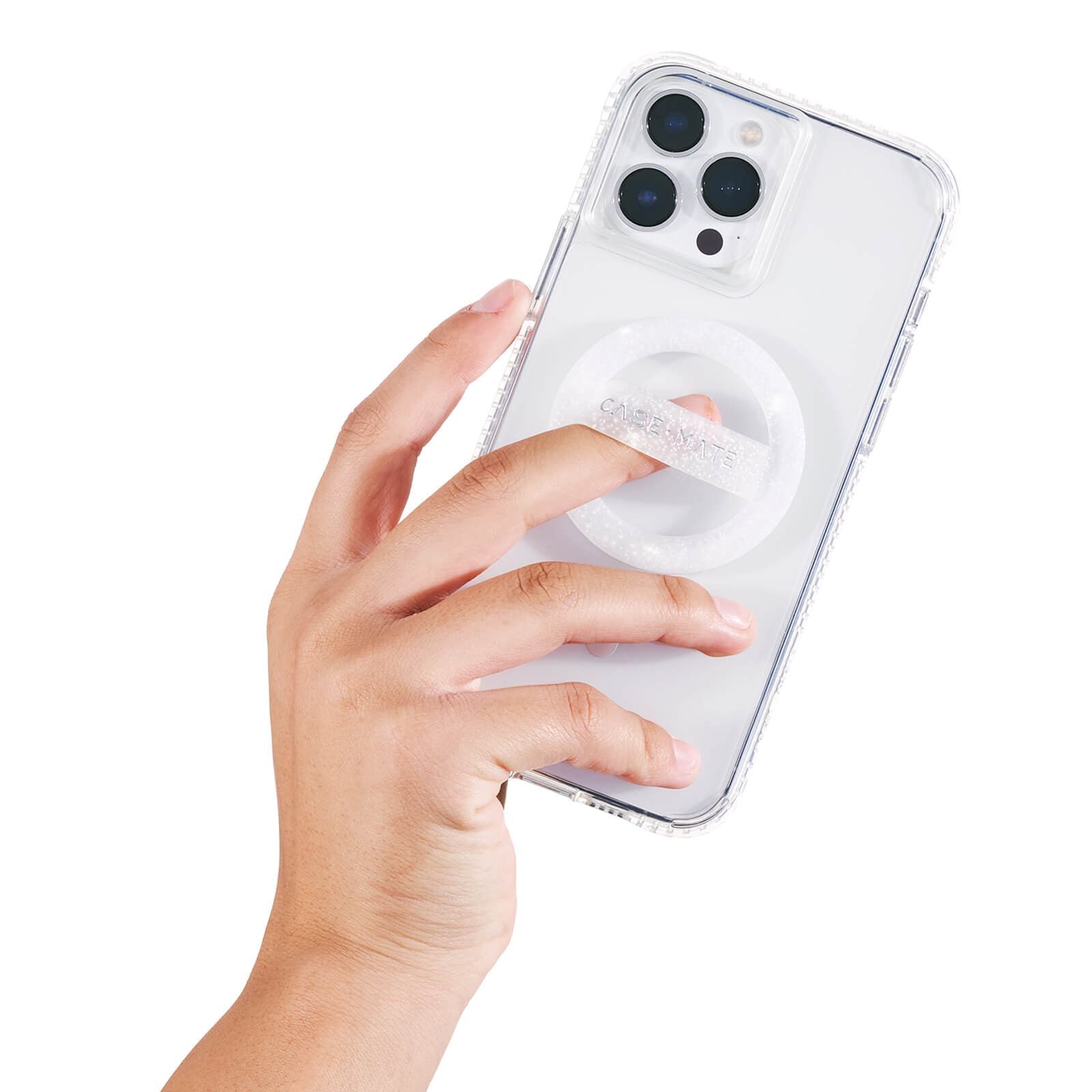 3 Pack MagSafe Loop Grip (Black, Purple, Sparkle)