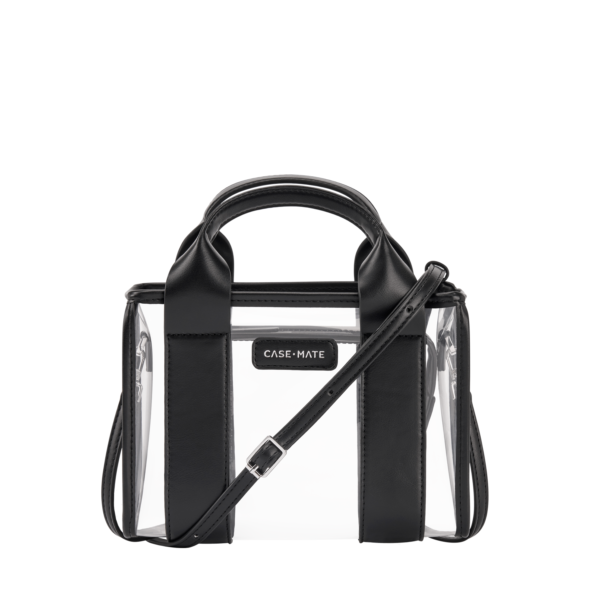 Midnight Black & Clear Micro Tote