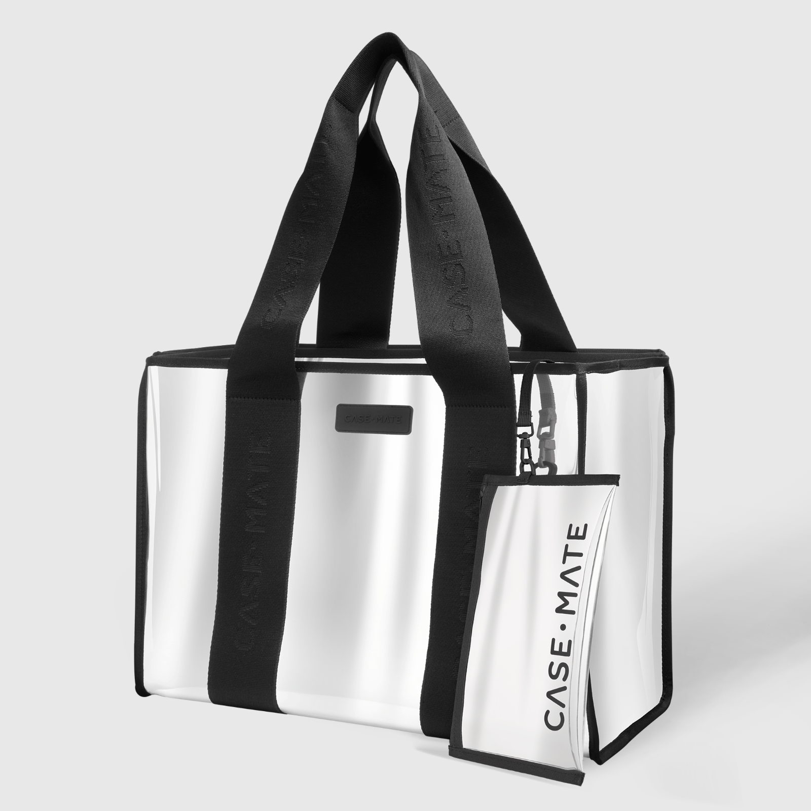 Silver Chrome Travel Tote