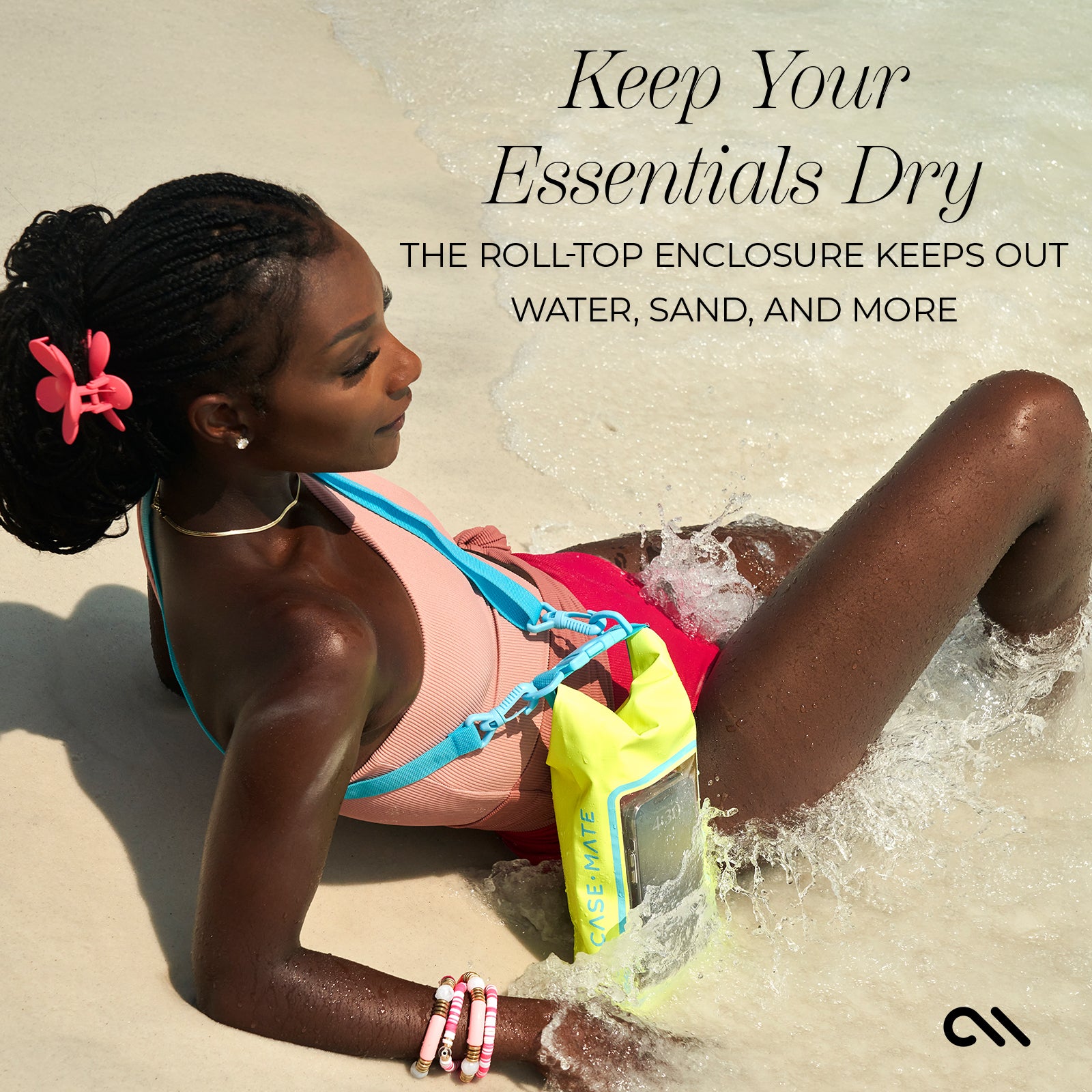 Waterproof Bucket Bag (Citrus Splash)