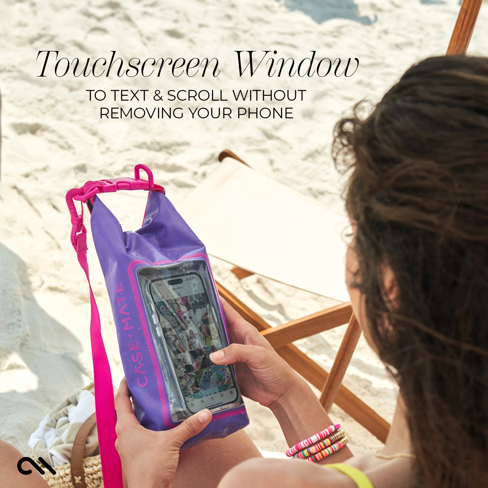 Waterproof Bucket Bag (Purple Paradise)