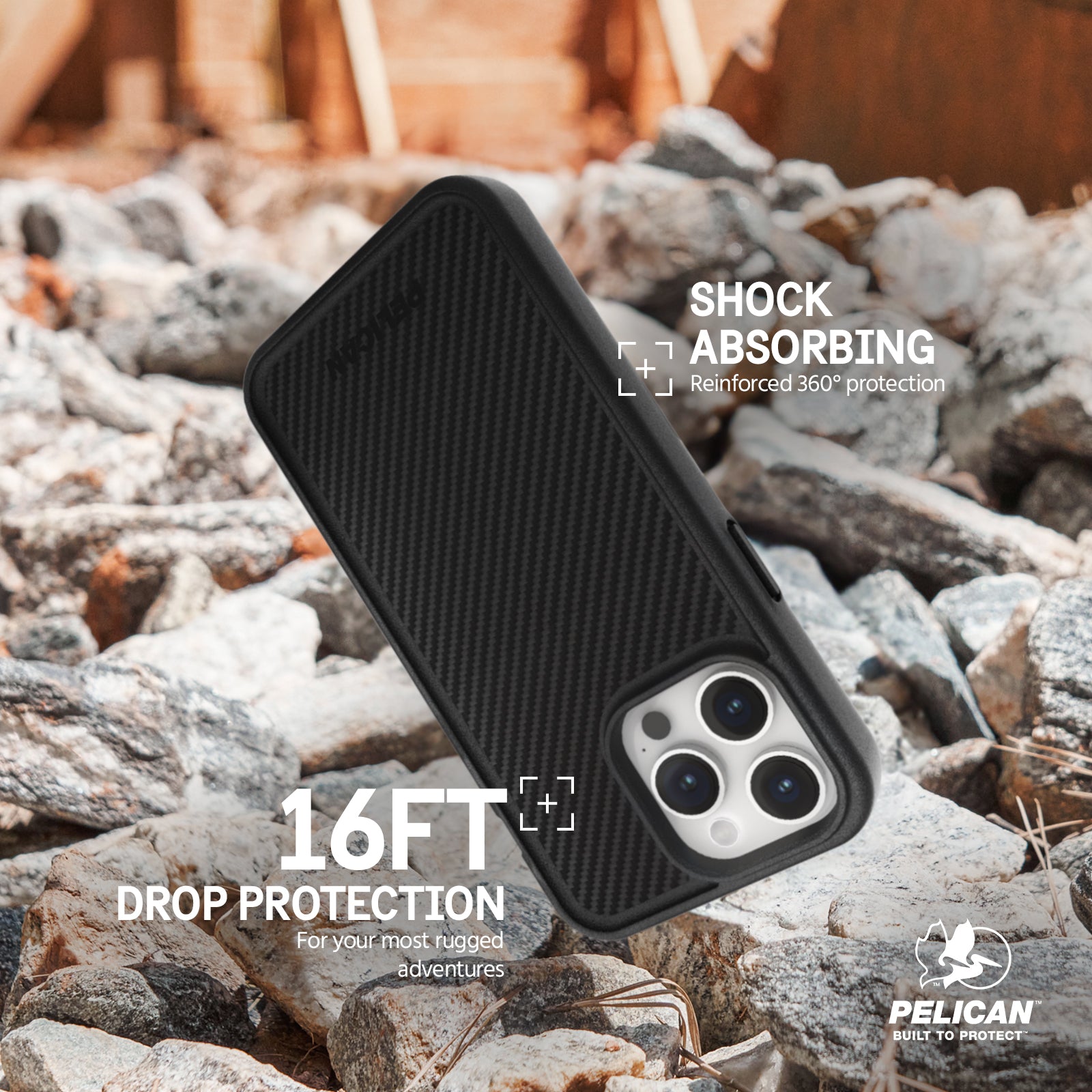 Pelican Protector Carbon (Works with MagSafe)