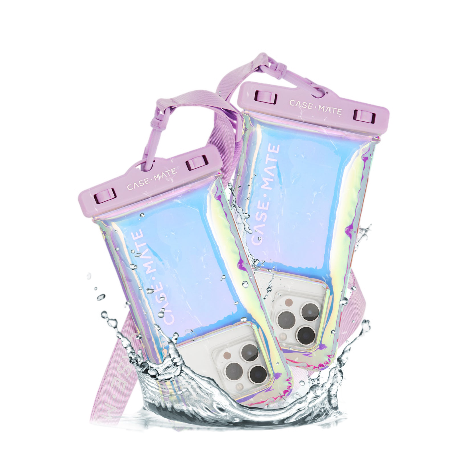 2 Pack Waterproof Floating Pouch (Soap Bubble)