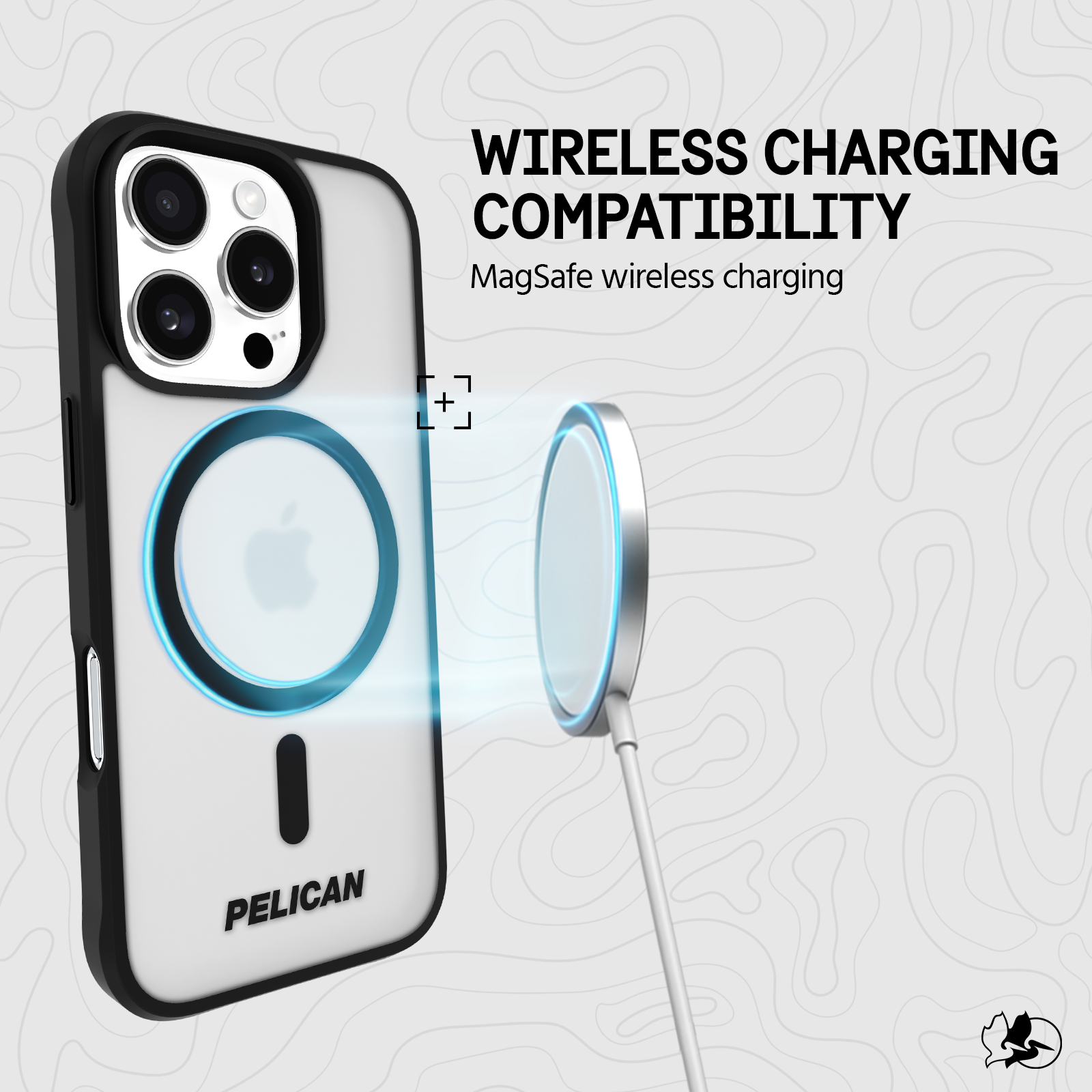 Pelican Ranger (Frosted Clear/Black w/ MagSafe)