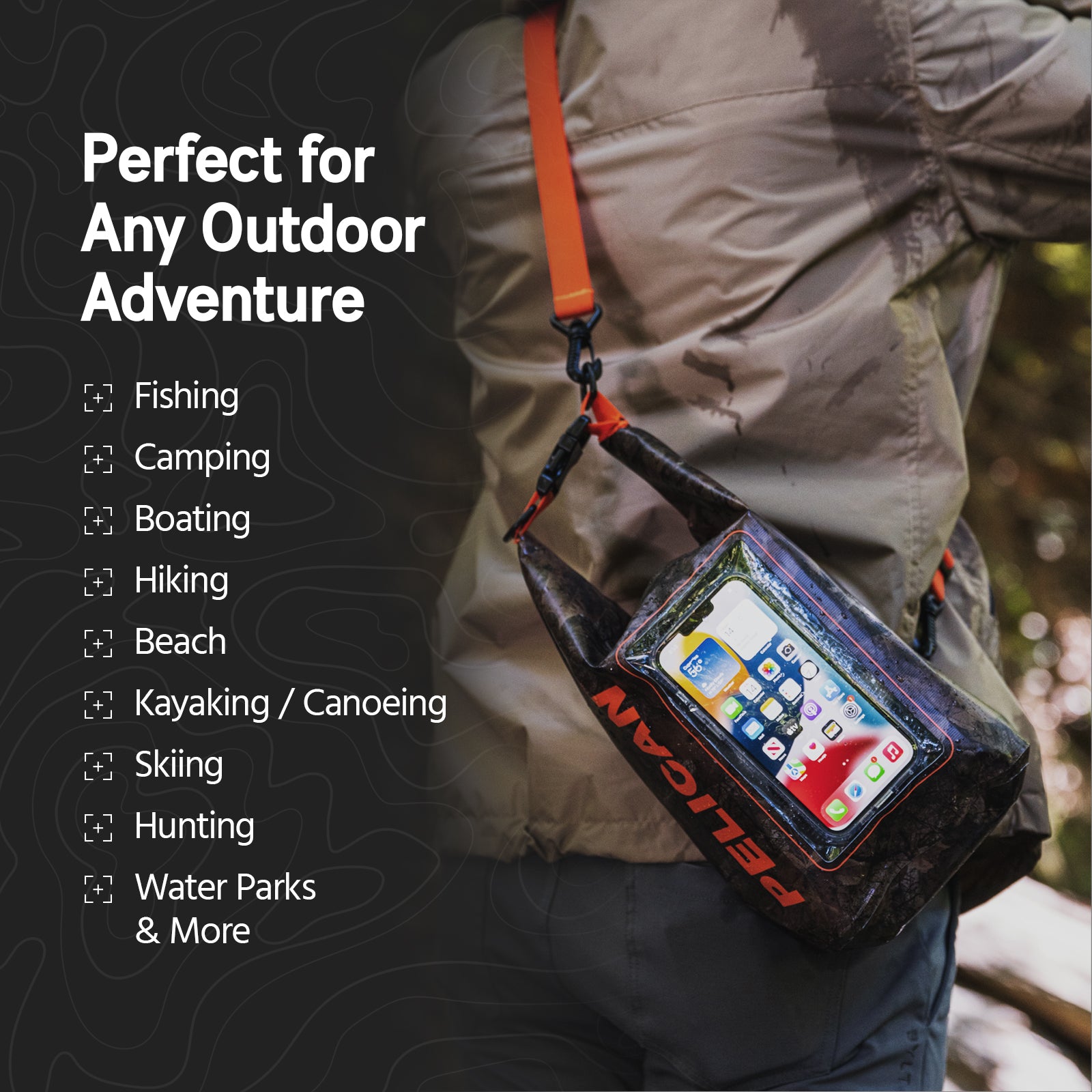 2 Pack Pelican Marine Water Resistant Dry Bag (Hunter Camo)