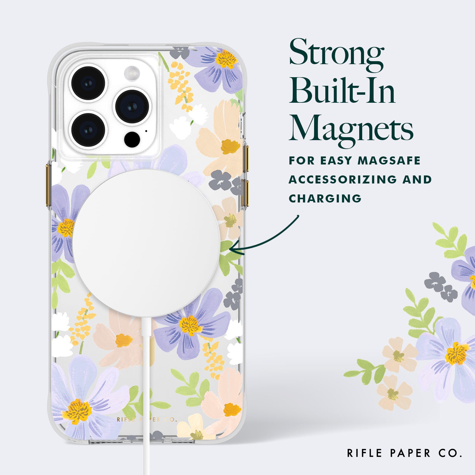 Rifle Paper Co. Marguerite (Works with MagSafe)