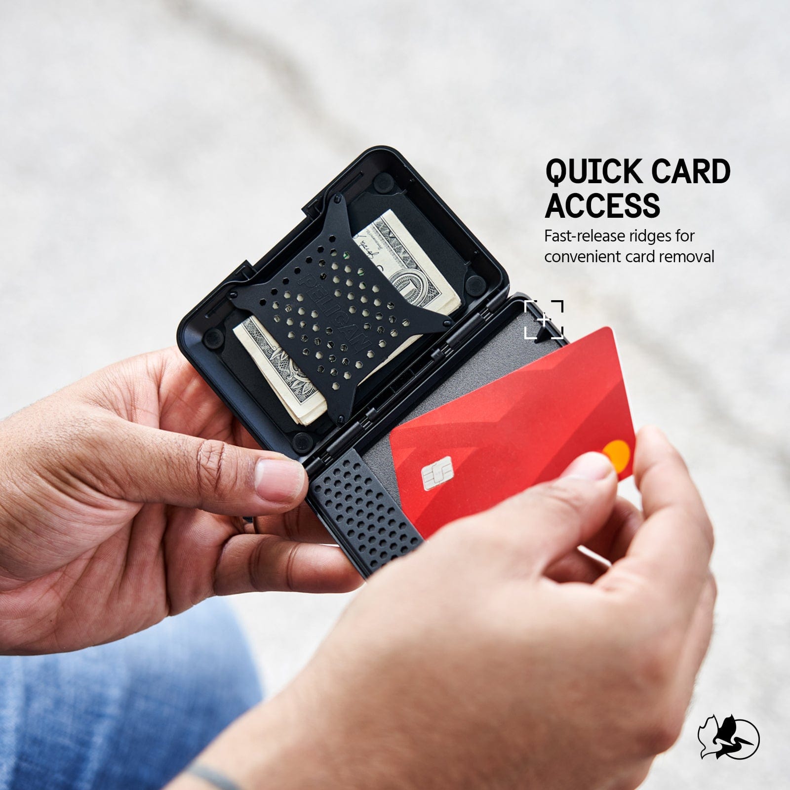 Pelican Shield MagSafe RFID Blocking Wallet Kevlar