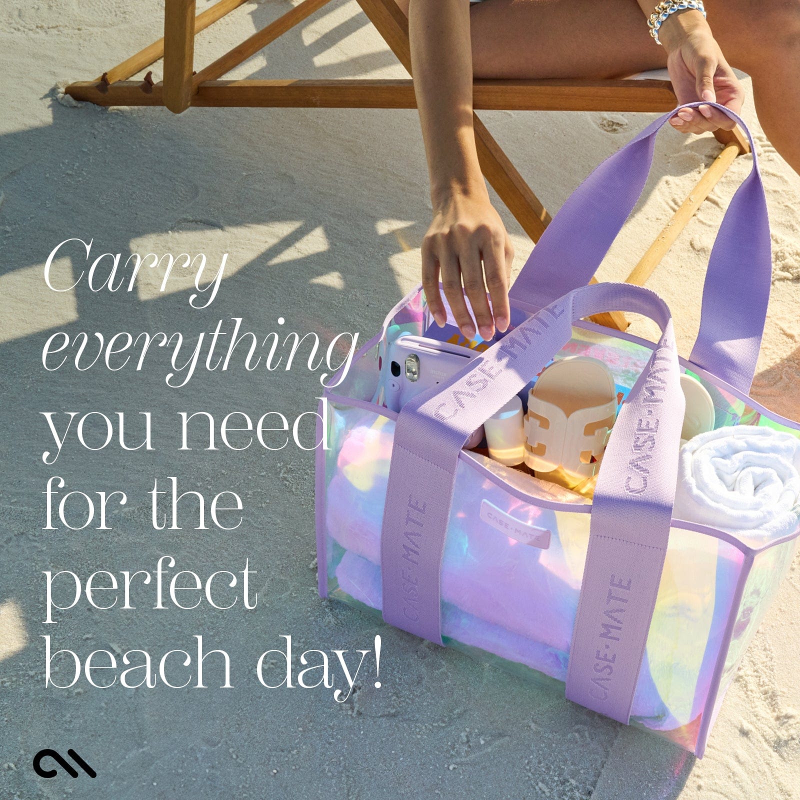 Case-Mate Beach Tote with Phone Pouch
