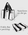 Case-Mate Silver Chrome Travel Tote