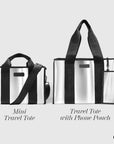 Case-Mate Silver Chrome Travel Tote