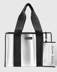 Case-Mate Silver Chrome Travel Tote