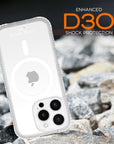 Case-Mate Tough D3O - Clear w/ MagSafe