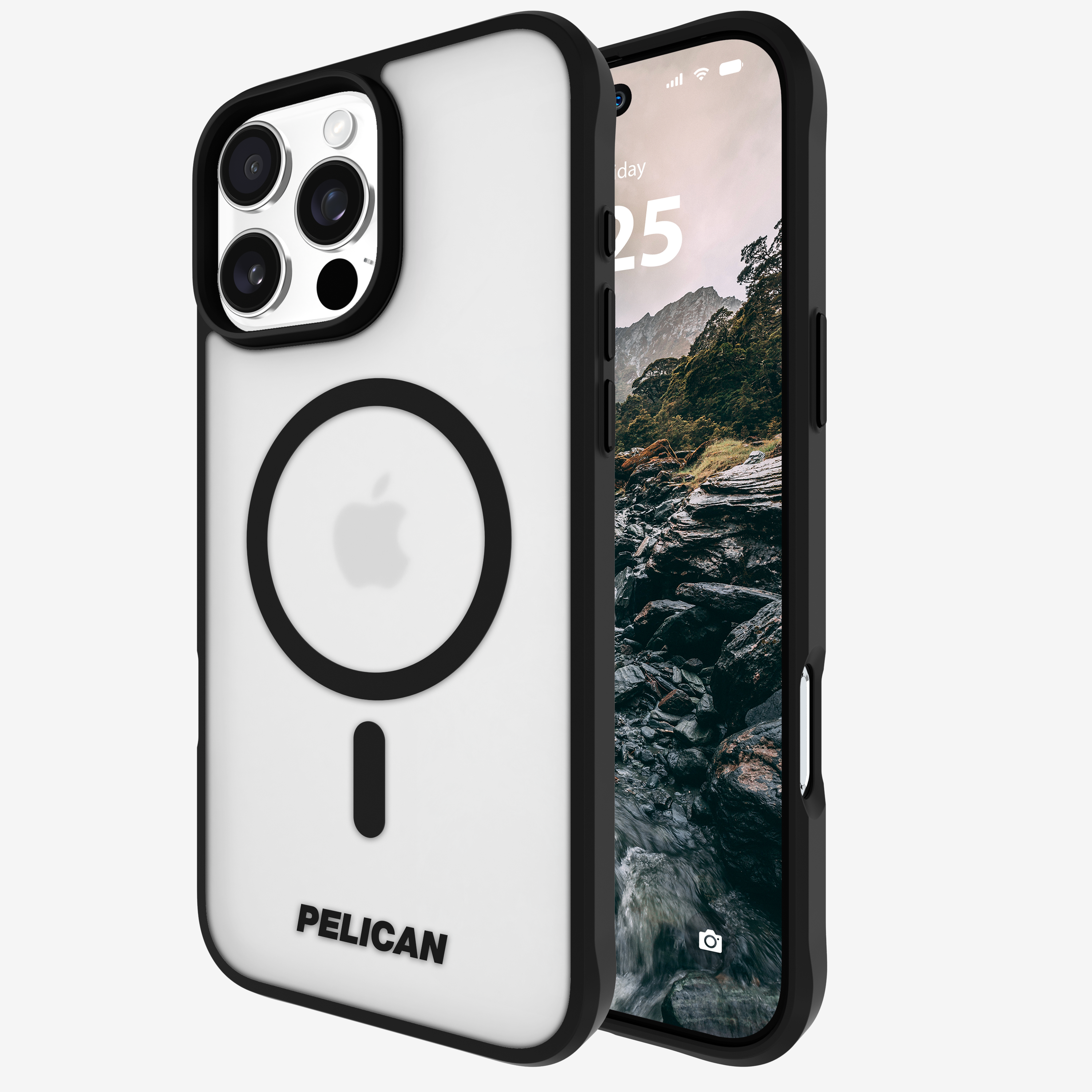 Pelican Ranger - Frosted Clear/Black w/ MagSafe