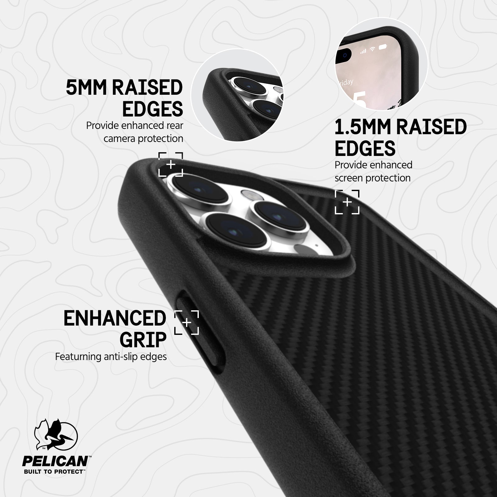 Pelican Protector Carbon (Works with MagSafe)