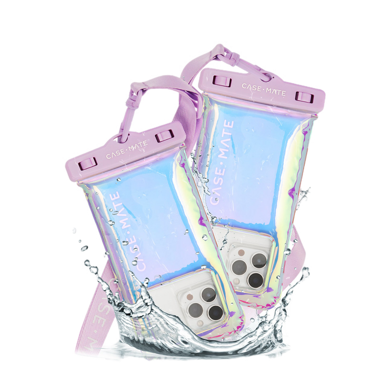 CaseMate Waterproof Floating Pouch 2 Pack (Soap Bubble) CaseMate