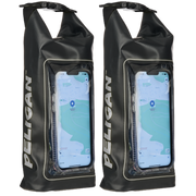 Pelican Marine Water Resistant Dry Bag - 2 Pack (Stealth Black)