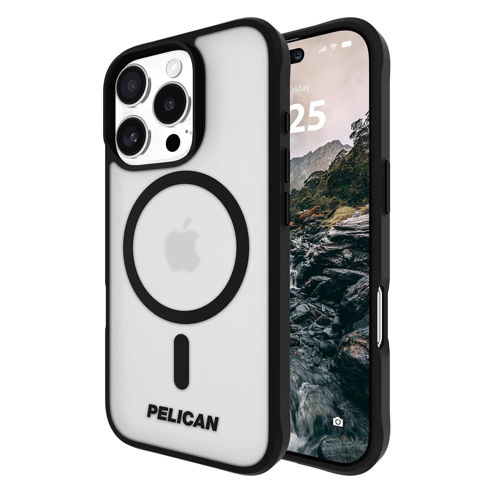 Pelican Ranger - Frosted Clear/Black w/ MagSafe