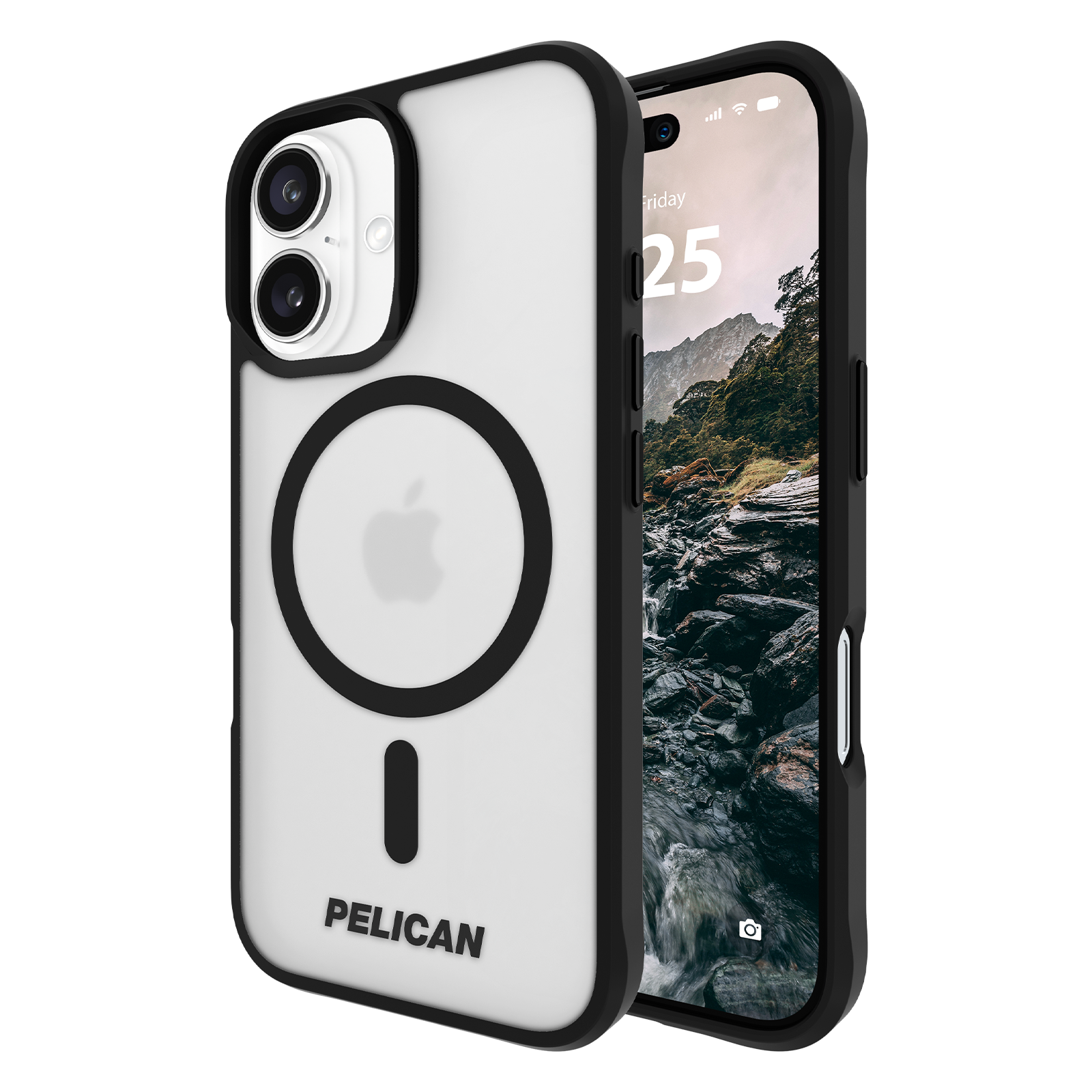 Pelican Ranger - Frosted Clear/Black w/ MagSafe