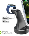APPLE WATCH CHARGER INCLUDED (MADE FOR APPLE WATCH), MADE WITH RECYCLED MATERIALS. COLOR::BLACK